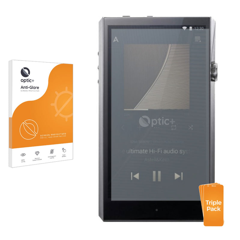 3pk Optic+ Anti-Glare Screen Protectors for Astell&Kern A&ultima SP1000