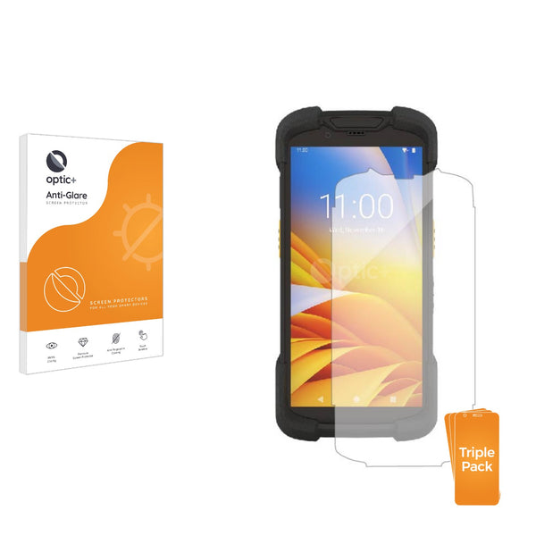 3pk Optic+ Anti-Glare Screen Protectors for Zebra TC73/ TC78