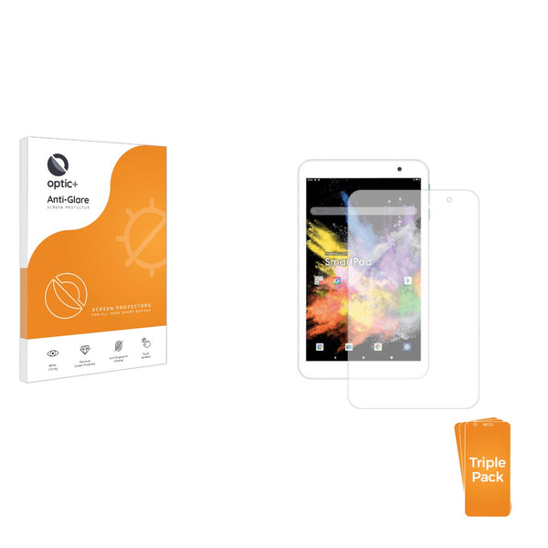 3-pack of Anti-Glare Screen Protectors for Mediacom SmartPad Iyo 8