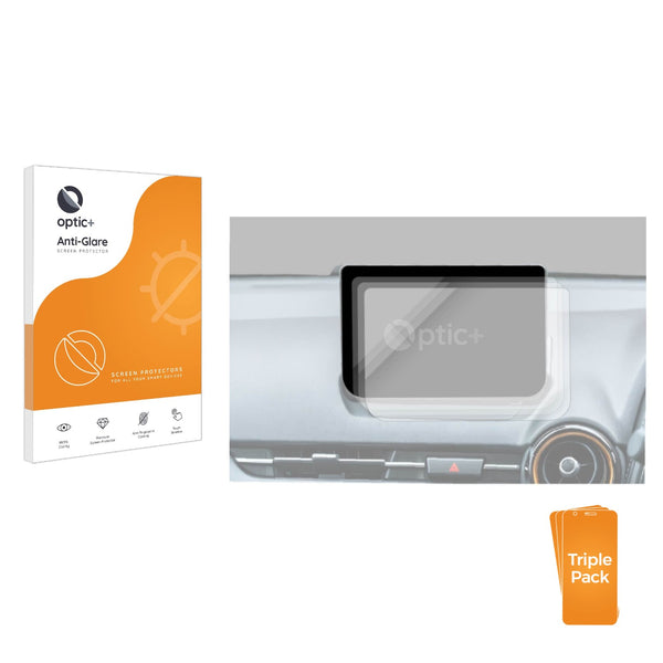 3-pack of Anti-Glare Screen Protectors for Mazda CX3 2024