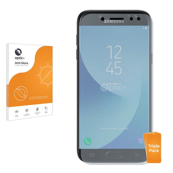 3pk Optic+ Anti-Glare Screen Protectors for Samsung Galaxy J5 Pro 2017