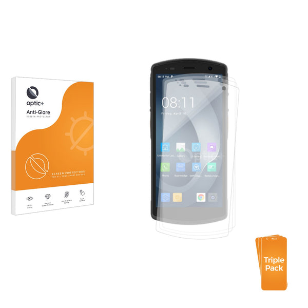 3-pack of Anti-Glare Screen Protectors for Urovo DT50S 5.7