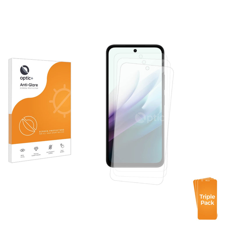 3-pack of Anti-Glare Screen Protectors for Xiaomi Redmi 15