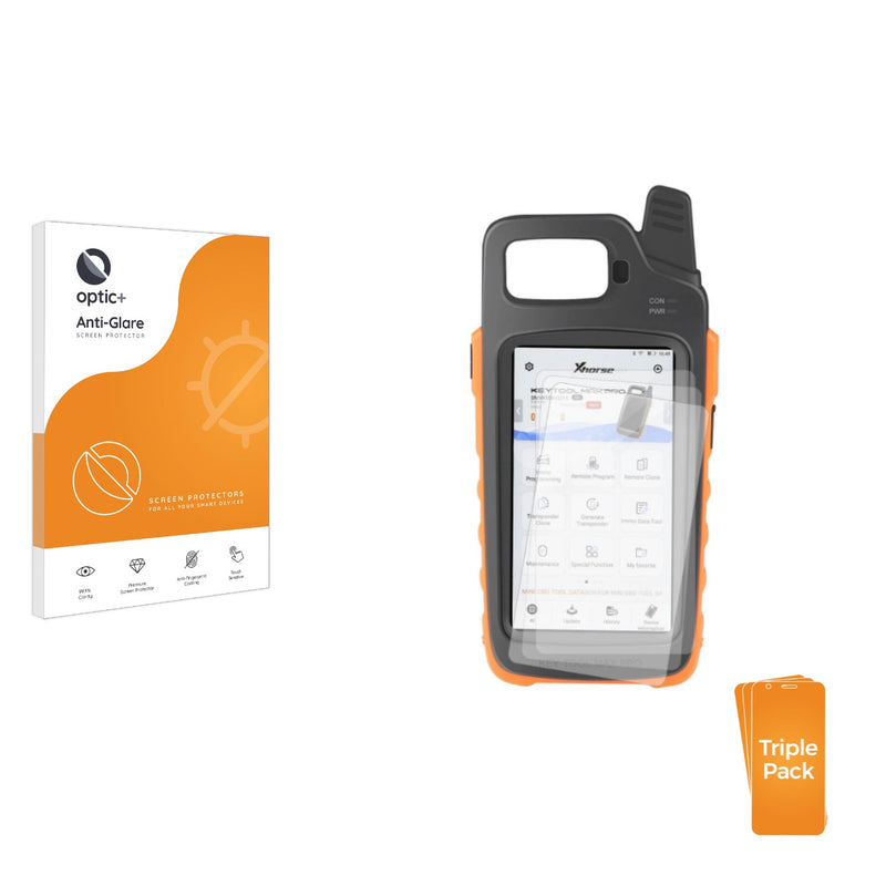 3-pack of Anti-Glare Screen Protectors for Xhorse Key Tool Max Pro