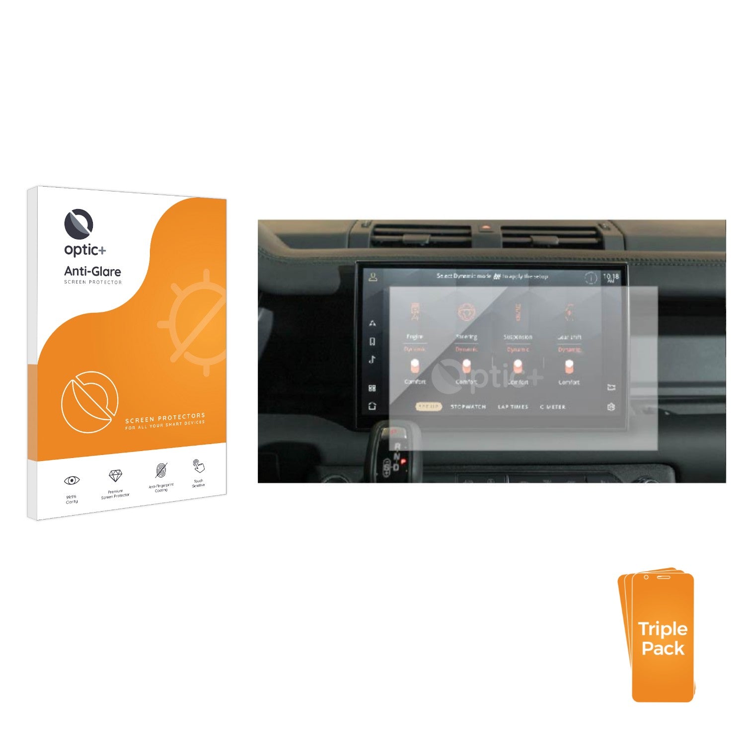 3pk Optic+ Anti-Glare Screen Protectors for Privi Pro 11.4