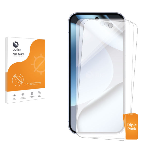 3pk Optic+ Anti-Glare Screen Protectors for Google Pixel 10 Pro