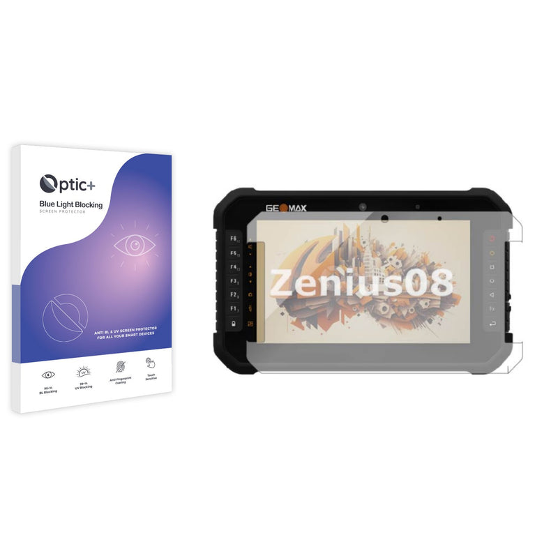 Optic+ Blue Light Blocking Screen Protector for GeoMax Zenius 08