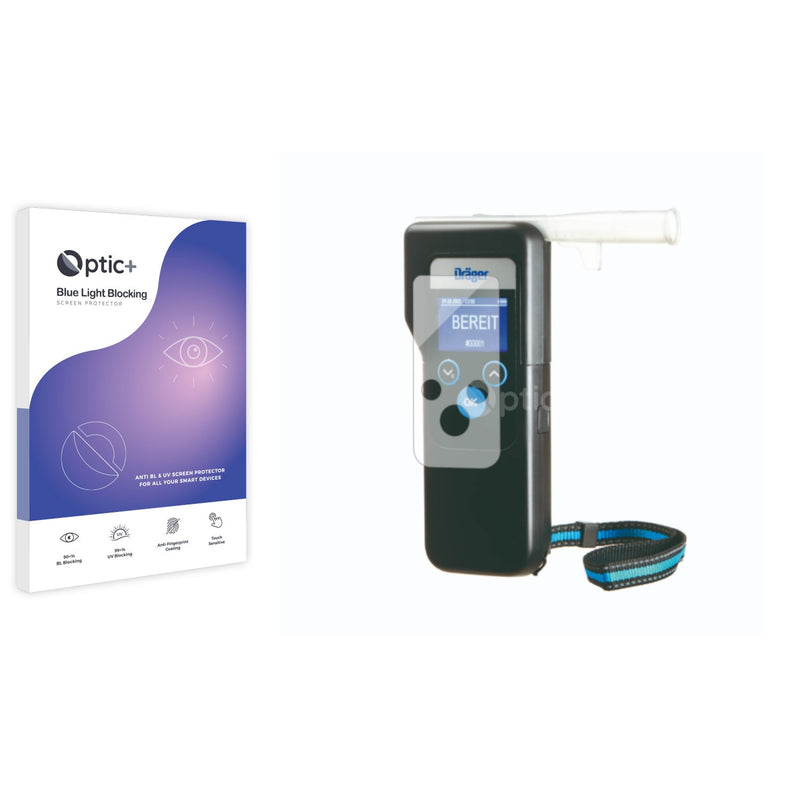 Optic+ Blue Light Blocking Screen Protector for Drager Alcotest 6000