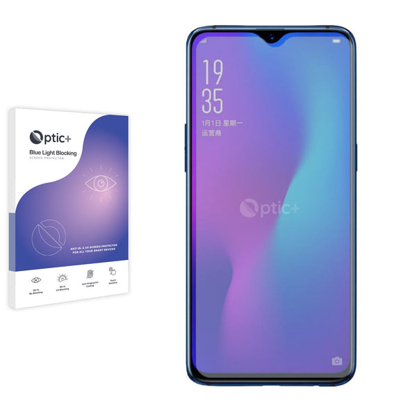 Optic+ Blue Light Blocking Screen Protector for Oppo R17