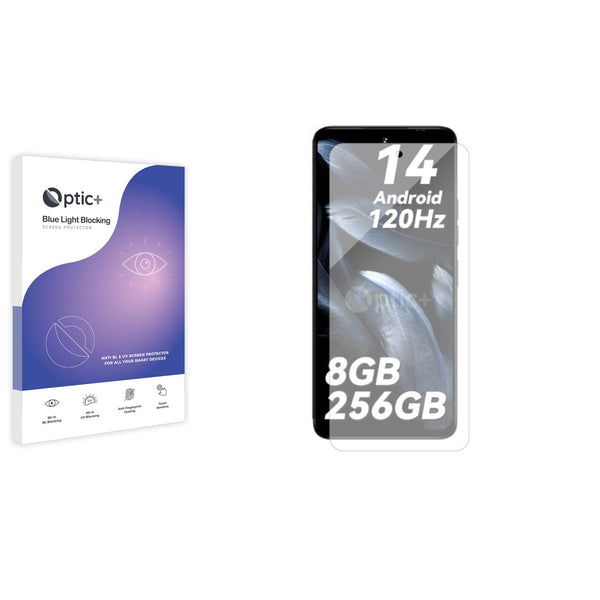 Blue Light Blocking Screen Protector for Umidigi Note 100A.