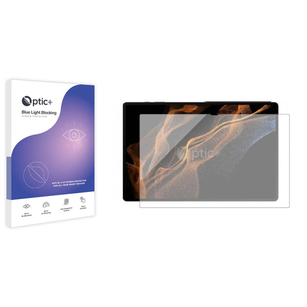 Optic+ Blue Light Blocking Screen Protector for Samsung Galaxy Tab S8 Ultra 5G