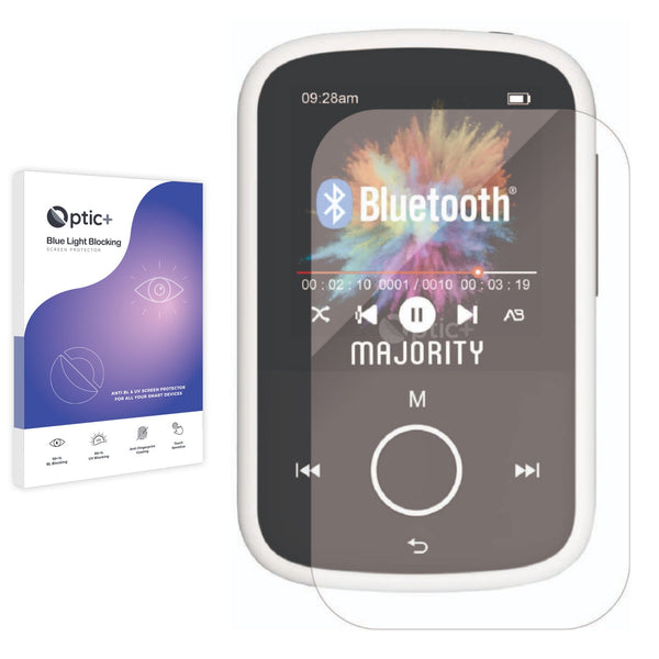 Optic+ Blue Light Blocking Screen Protector for Majority MP3 16GB