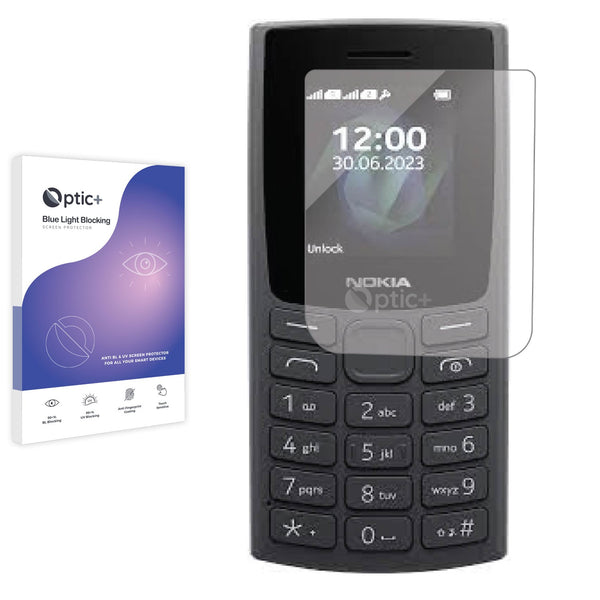 Optic+ Blue Light Blocking Screen Protector for Nokia 105 (2023)