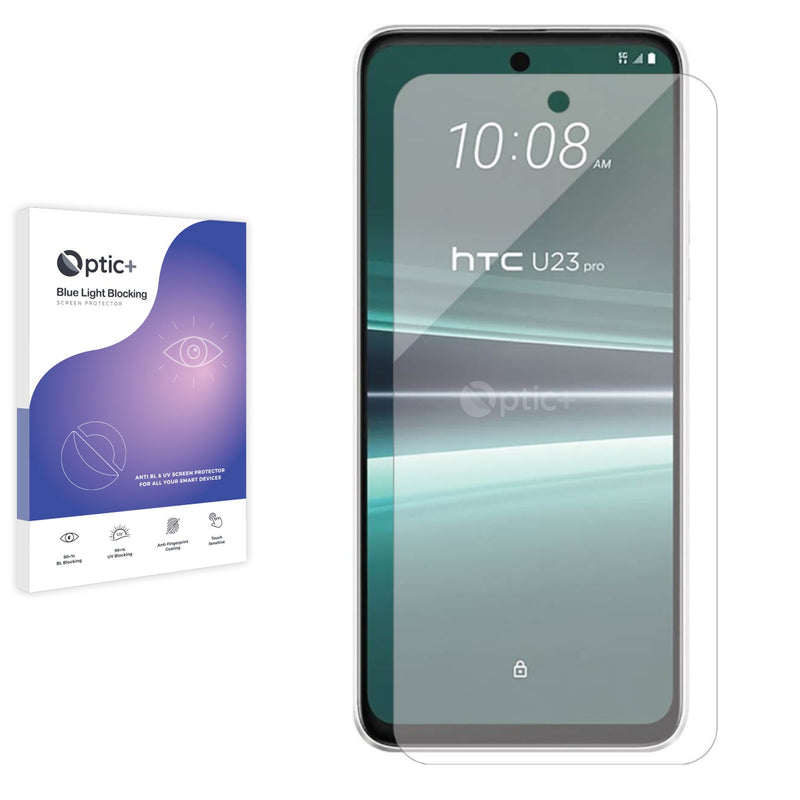 Optic+ Blue Light Blocking Screen Protector for HTC U23 Pro