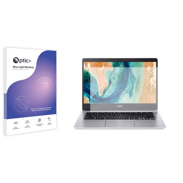 Optic+ Blue Light Blocking Screen Protector for Acer Chromebook Spin 314 CB314-2HT
