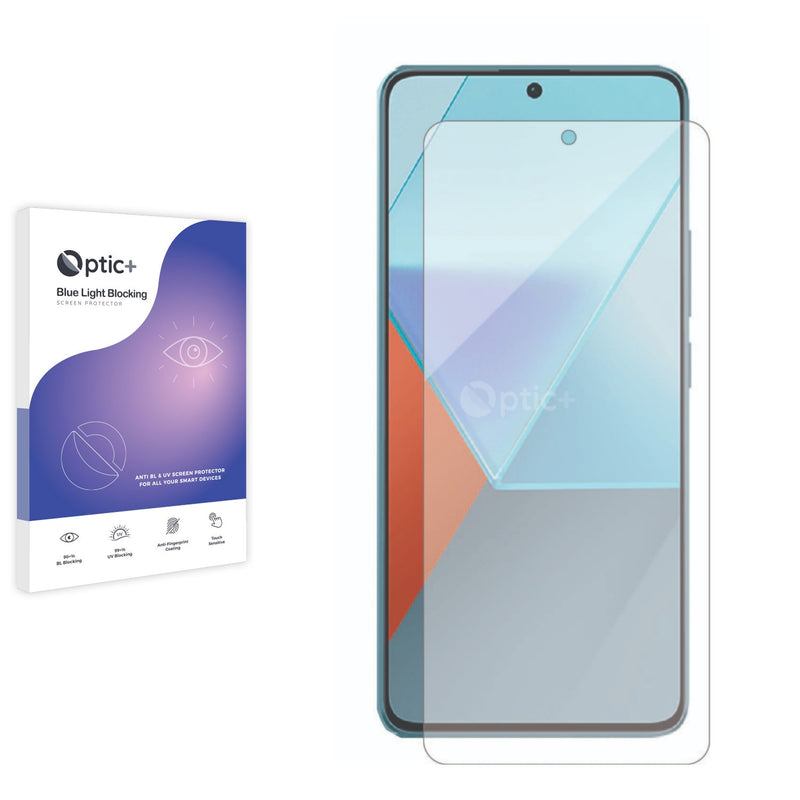 Optic+ Blue Light Blocking Screen Protector for Xiaomi Redmi Note 13 5G