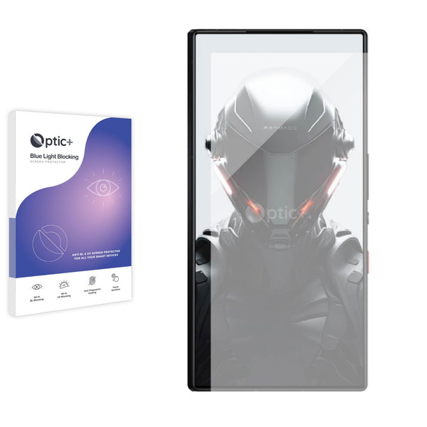 Optic+ Blue Light Blocking Screen Protector for ZTE Nubia Red Magic 9 Pro+