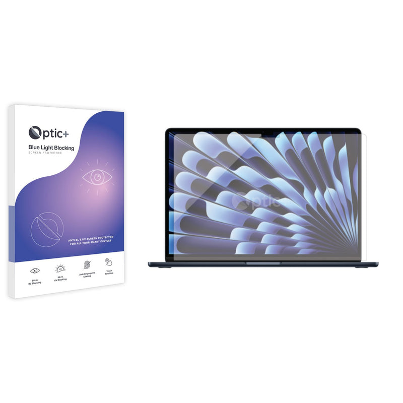 Optic+ Blue Light Blocking Screen Protector for Apple MacBook Air 15" M3 2024