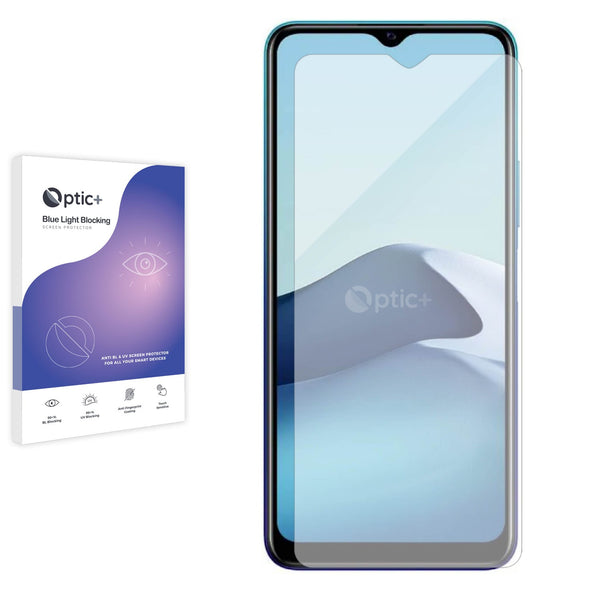 Optic+ Blue Light Blocking Screen Protector for Vivo Y20a