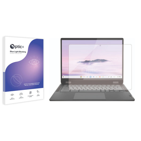 Blue Light Blocking Screen Protector for Lenovo IdeaPad Flex 5i Chromebook Plus 14 Gen 7.