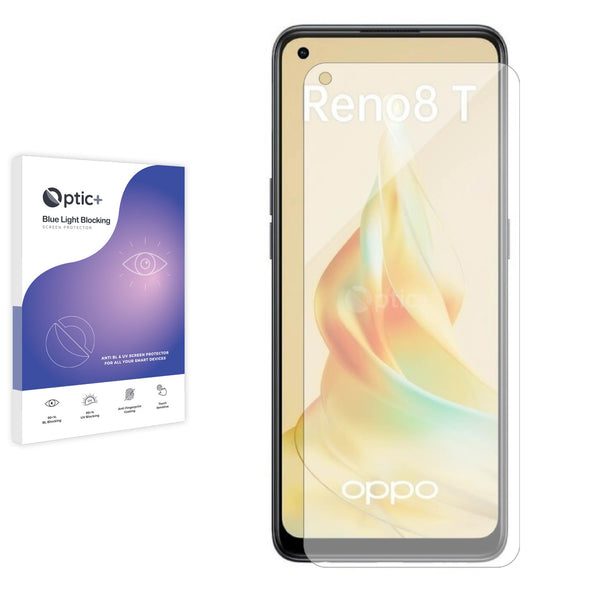 Optic+ Blue Light Blocking Screen Protector for Oppo Reno 8T