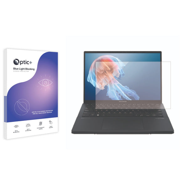 Optic+ Blue Light Blocking Screen Protector for ASUS ZenBook Duo OLED 2024 UX8406
