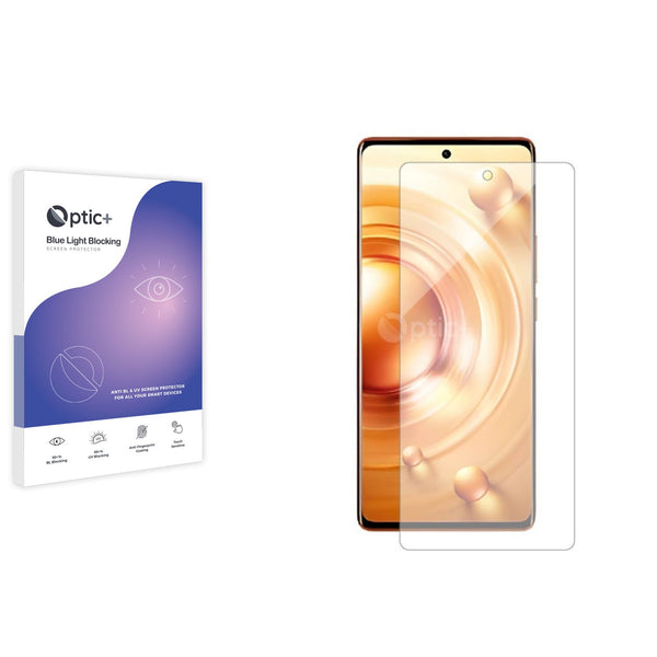 Optic+ Blue Light Blocking Screen Protector for Vivo X80 Pro