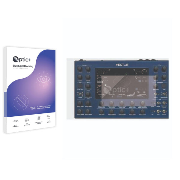 Optic+ Blue Light Blocking Screen Protector for Vector Synth