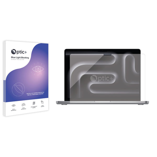 Optic+ Blue Light Blocking Screen Protector for Apple MacBook Pro 14" M3 2023
