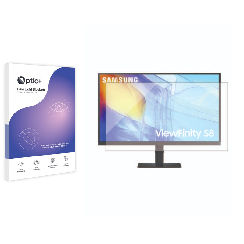 Blue Light Blocking Screen Protector for Samsung ViewFinity 27" Monitor S80UD.