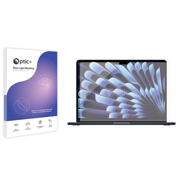 Optic+ Blue Light Blocking Screen Protector for Apple MacBook Air 13" M3 2024
