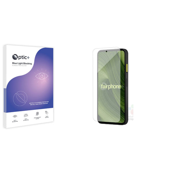 Blue Light Blocking Screen Protector for Fairphone 6.
