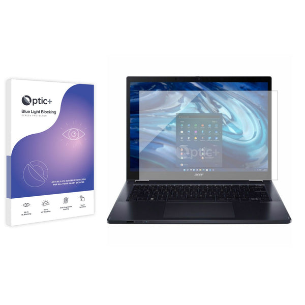 Optic+ Blue Light Blocking Screen Protector for Acer TravelMate Spin P4 14 16:10