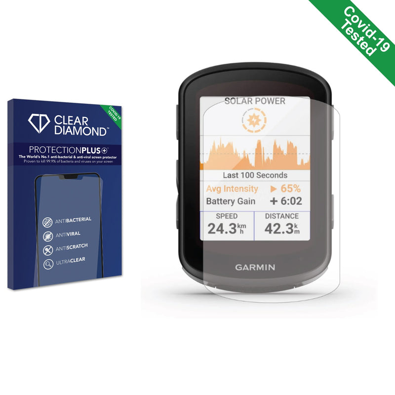 Clear Diamond Anti-viral Screen Protector for Garmin Edge 540 Solar