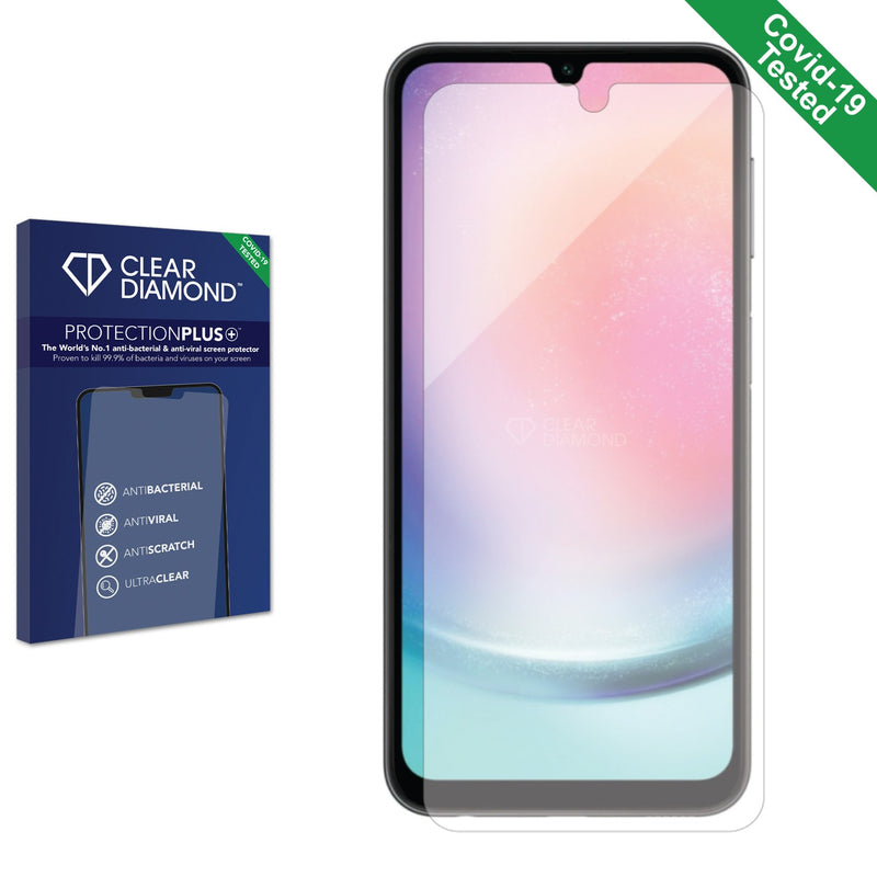 Clear Diamond Anti-viral Screen Protector for Samsung Galaxy A24