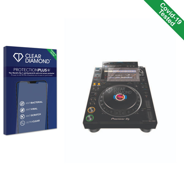 Clear Diamond Anti-viral Screen Protector for Pioneer CDJ-3000