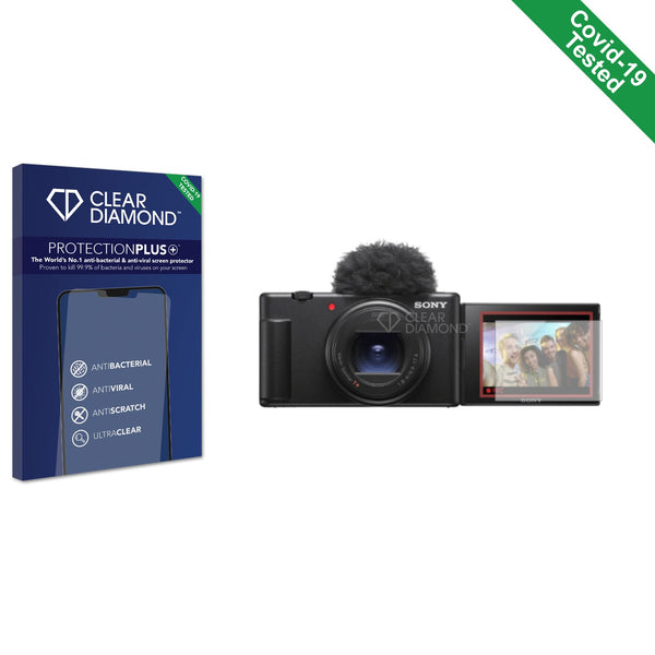Clear Diamond Anti-viral Screen Protector for Sony ZV-1 II Vlog Camera