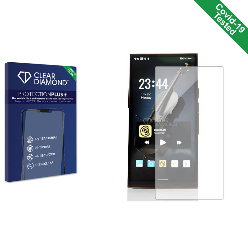 Clear Diamond Anti-viral Screen Protector for HiBy R8 II