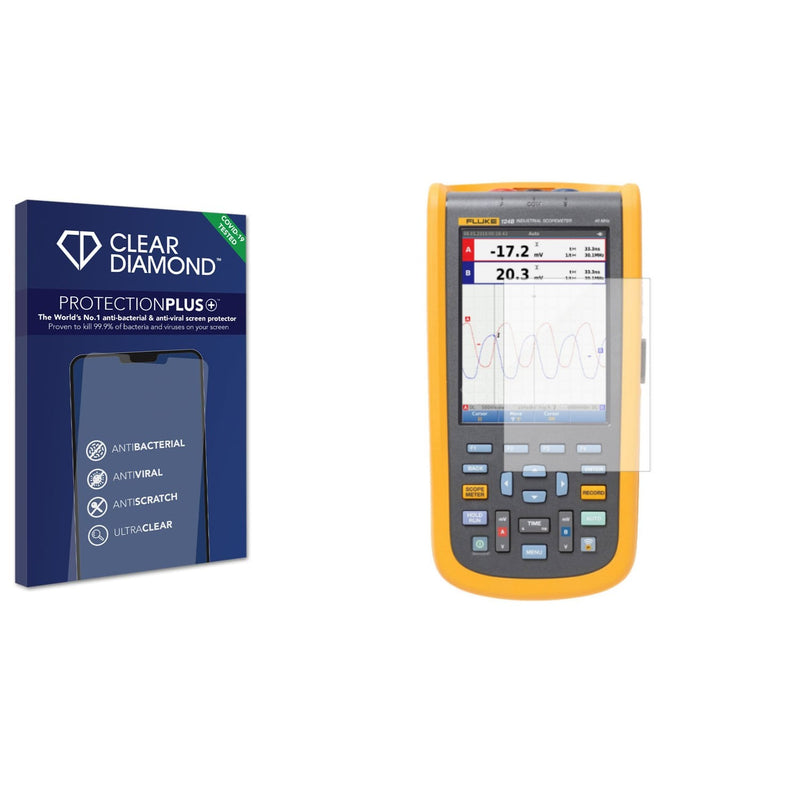 Anti-bacterial Screen Protector for Fluke ScopeMeter 120B