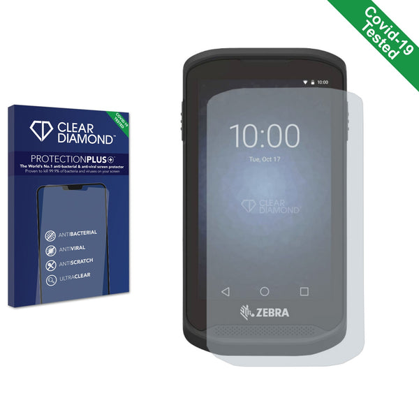 Clear Diamond Anti-viral Screen Protector for Zebra TC20 Non-Touch