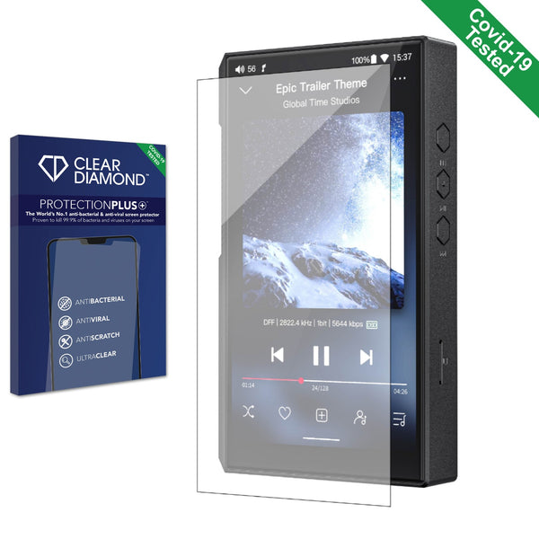 Clear Diamond Anti-viral Screen Protector for FiiO M11s