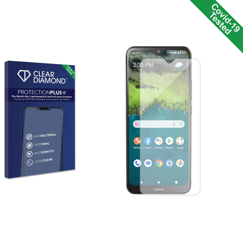 Clear Diamond Anti-viral Screen Protector for Nokia C110