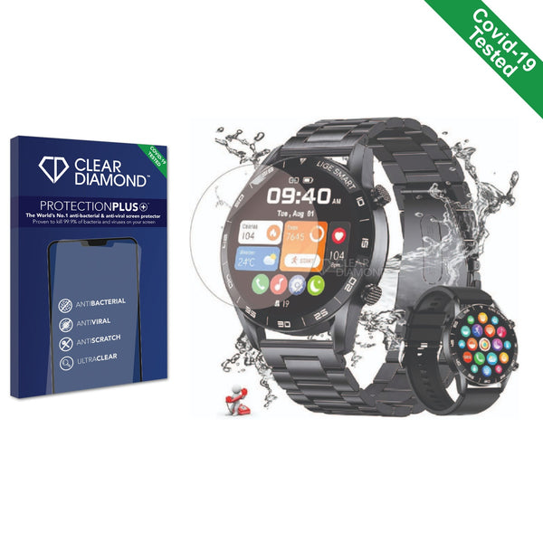 Clear Diamond Anti-viral Screen Protector for Foxbox SML1-C PRO 1.43"