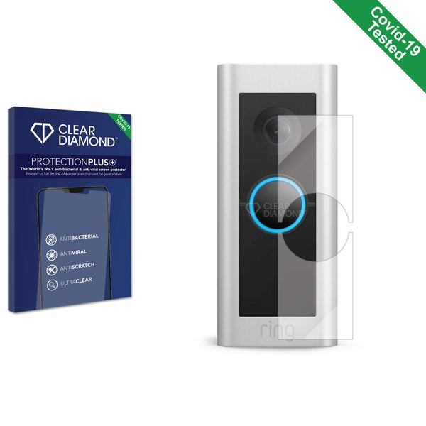 Clear Diamond Anti-viral Screen Protector for Ring Video Doorbell Pro