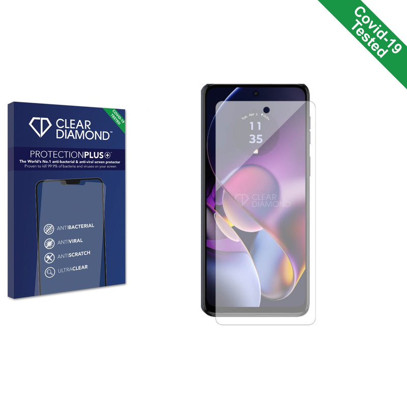 Clear Diamond Anti-viral Screen Protector for Motorola Moto G54