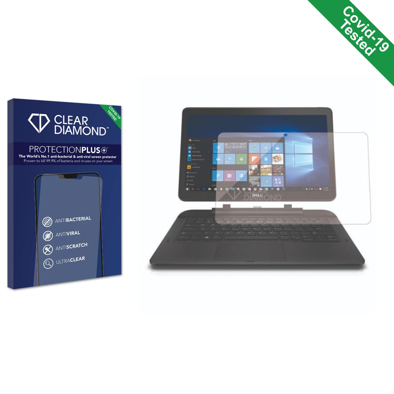 Clear Diamond Anti-viral Screen Protector for Dell Latitude 7350 Laptop