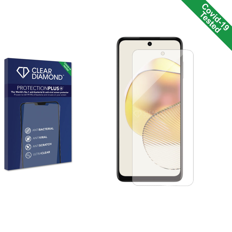 Clear Diamond Anti-viral Screen Protector for Motorola Moto G73 5G