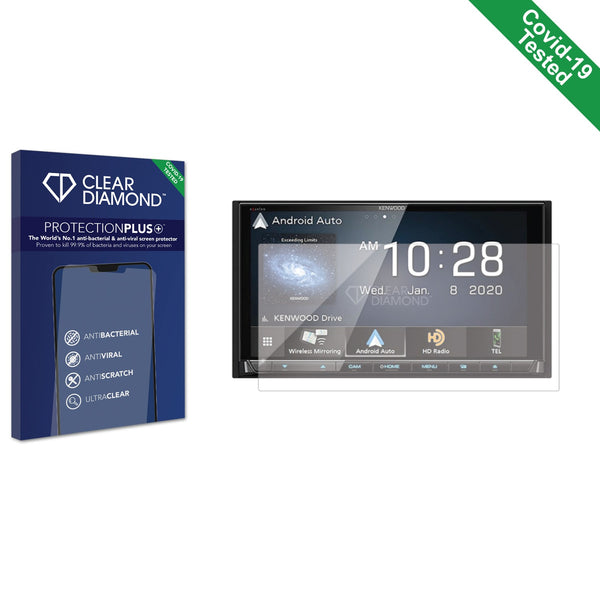 Clear Diamond Anti-viral Screen Protector for Kenwood DDX9707S