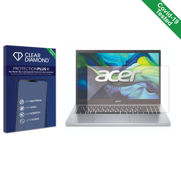 Clear Diamond Anti-viral Screen Protector for Acer Aspire Go 15