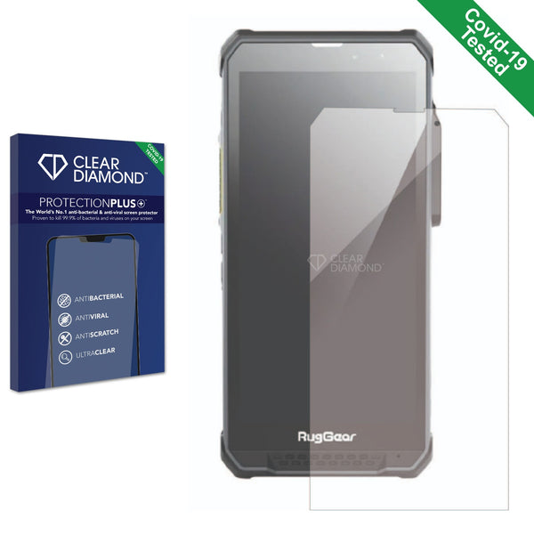 Clear Diamond Anti-viral Screen Protector for RugGear RG880